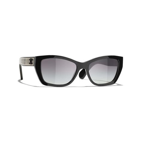 chanel butterfly sunglasses ch5386|CHANEL Acetate Butterfly CC Sunglasses 5386 Black .